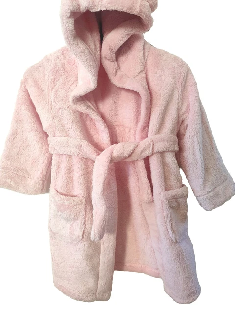 Felpa con cappuccio abito da bagno bambina 2/3 anni, abito da bambino con orecchie peluche bambini