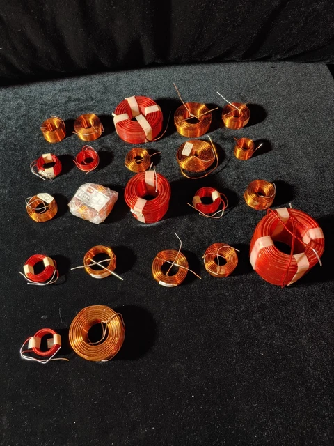 0.5mm 0.1mH~5.5mH Audio Speaker Crossover Inductor Oxygen-Free Copper