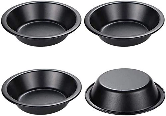 Webake 4 Stück Pie Form Mini Quicheform Ø12Cm Tarteform Antihaftbeschichtung Run