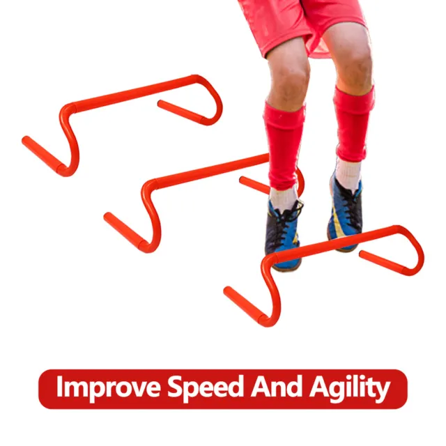 4 pz allenamento di velocità per atleti ostacoli agilità agilità sport portatili scala all'aperto