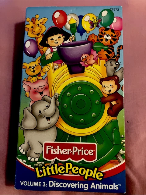 FISHER-PRICE LITTLE PEOPLE Volume 3 Discovering Animals VHS 2002 Video