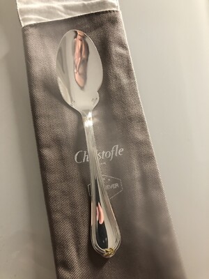 Christofle Christofle Or Plaqué Argent Fraise Cuillère Nénuphar Lily Patin Art Nouveau 