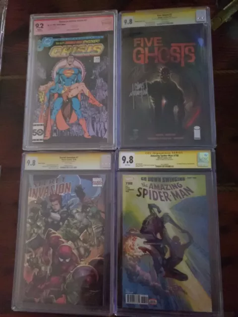 Stan lee signed comic book lot cgc