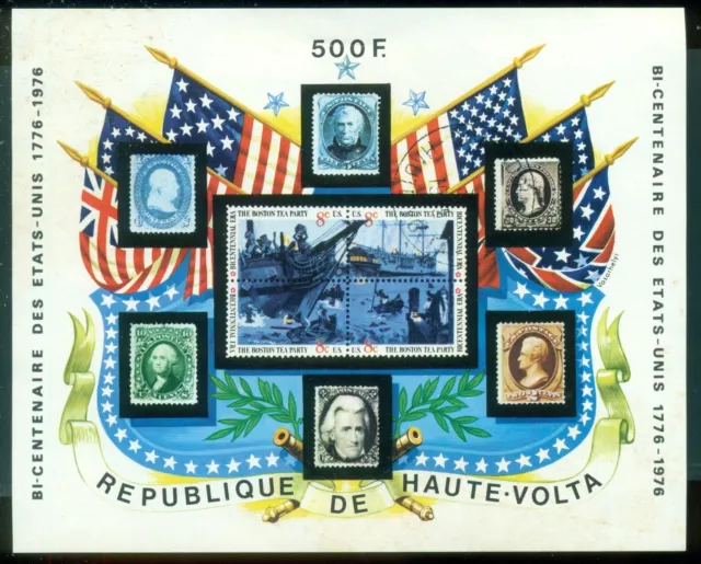Upper Volta Scott # 358 S/S, Us Bicentennial, Cto, Og, Nh, Great Price!