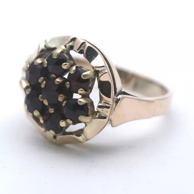 Granat Ring 333 Gold 8 Kt Gelbgold Granatschmuck Edelstein Wert 380,-