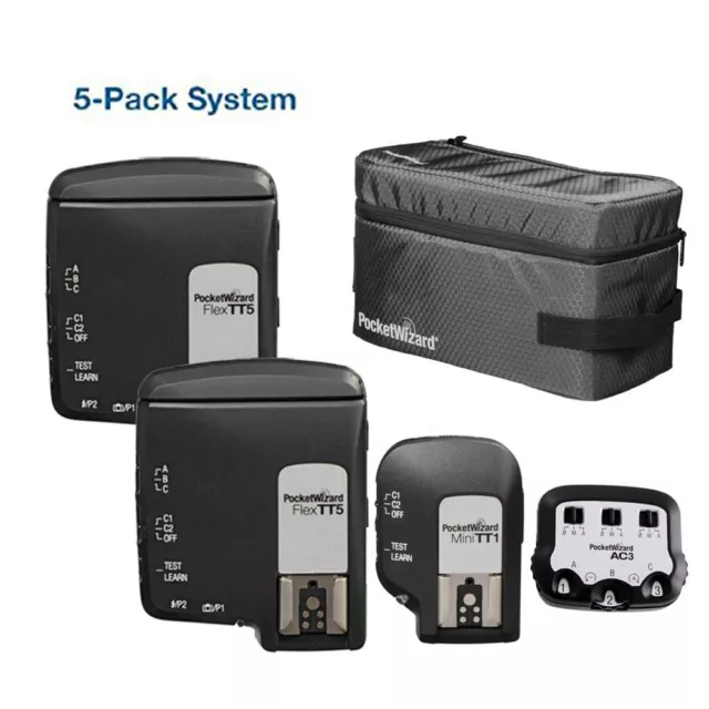 PocketWizard TTL Wireless Radio Super 5-Pack All-In-One System for Canon