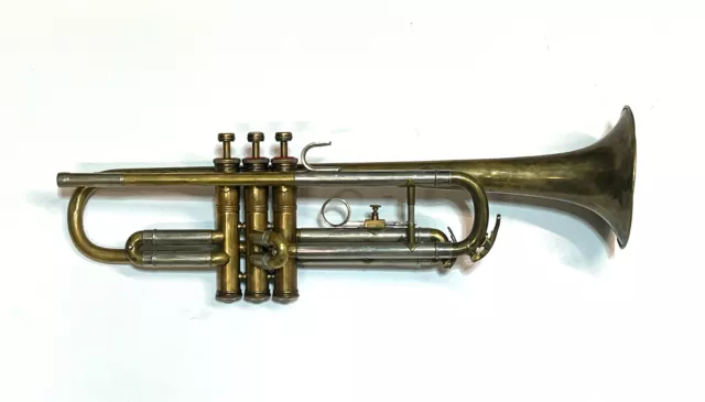 Besson Brevete Trumpet Made England 50 Medals of Honours USED