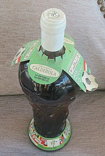 Bouteille En Verre Vintage Coupe Du Monde De Football – Transparent – France Avant 2000