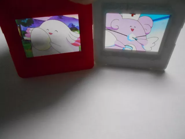 Pokemon Meiji Promo Picture Frame x2 Chansey Blissey #3225 PLAY