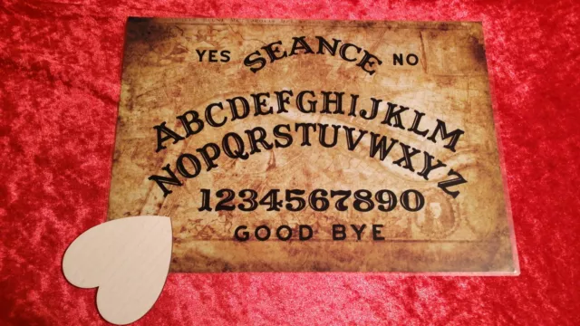 Bizarre Magick Old LondonThames Ouija Board laminated sheet oracle + Planchette