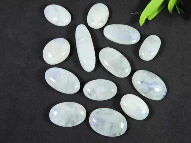 254Cts. Pietra di luna naturale ovale cabochon pietra preziosa sciolta 13...