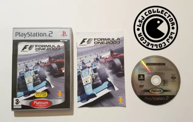 Formula One 2003 - PlayStation 2 PS2 - PAL FR - Platinum