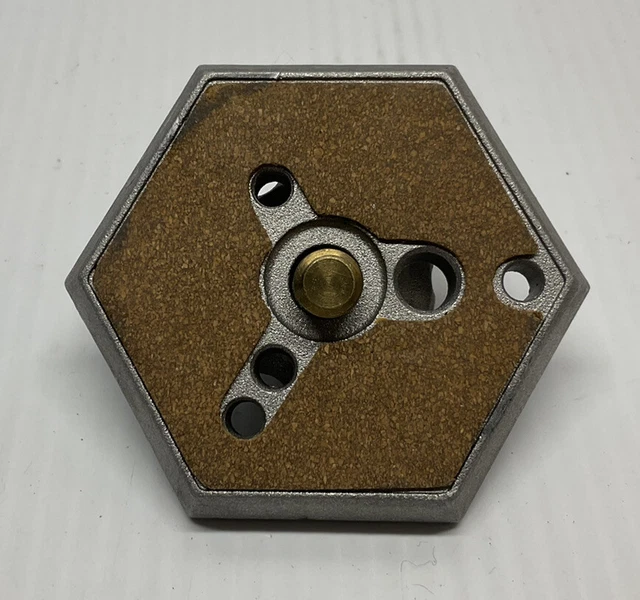 Manfrotto Hexagonal Tripod Head Quick Release Plate 3/8" Screw