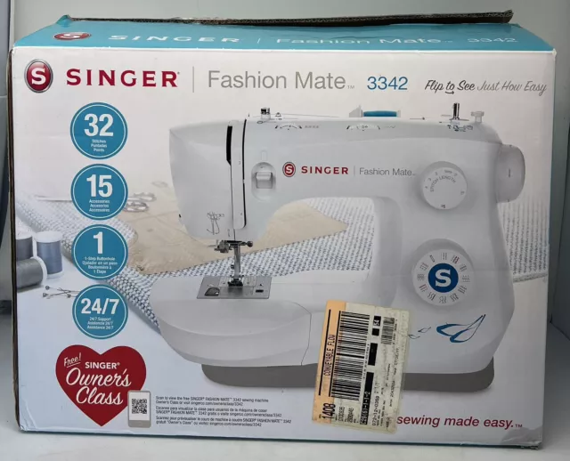 SINGER Fashion Mate 3342 Sewing Machine New Open Box