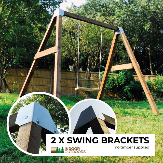Zum Selbermachen Gartenschaukel HALTERUNGEN SET Holzrahmen Outdoor Kinder Erwachsene Möbel