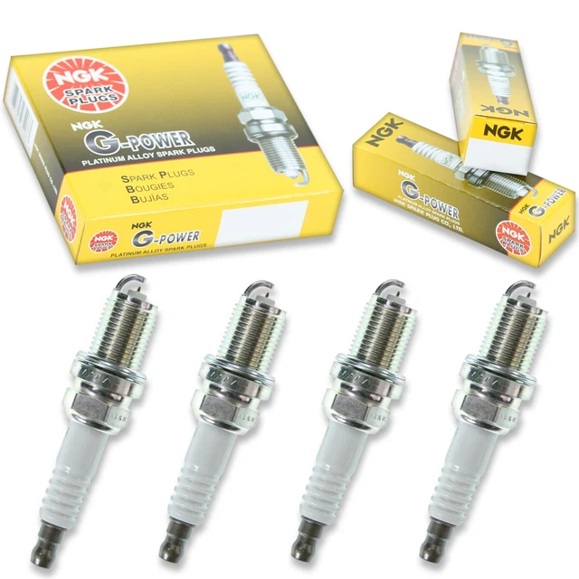 4 pcs NGK G-Power Spark Plugs for 2002-2007 Suzuki Aerio 2.3L 2.0L L4 - uw