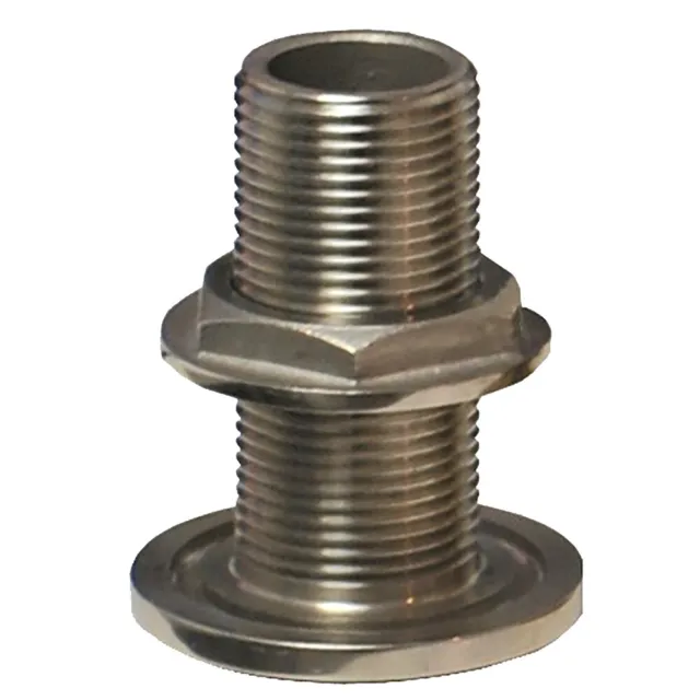 Groco Th-2000-Ws 2" Nps Npt Combo Stainless Steel Thru-Hull Fitting Nut