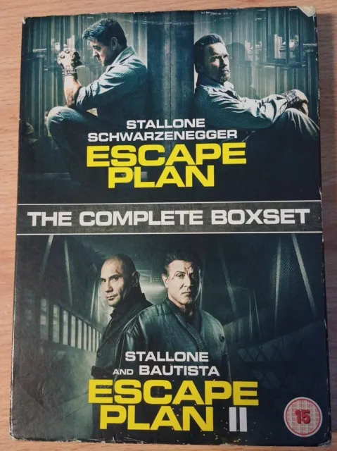Escape Plan 1 + 2 Boxset [DVD] New Sealed UK Region 2 - Sylvester Stallone