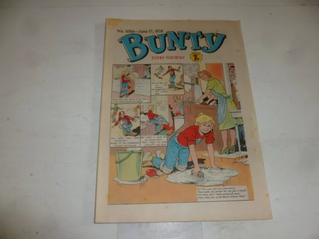 BUNTY Comic - No 1066 - Date 17/06/1978 - UK Paper Comic