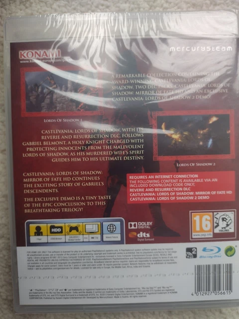 Castlevania Lords of Shadow Collection, PS3, NUOVO, SIGILLATO versione pal 2