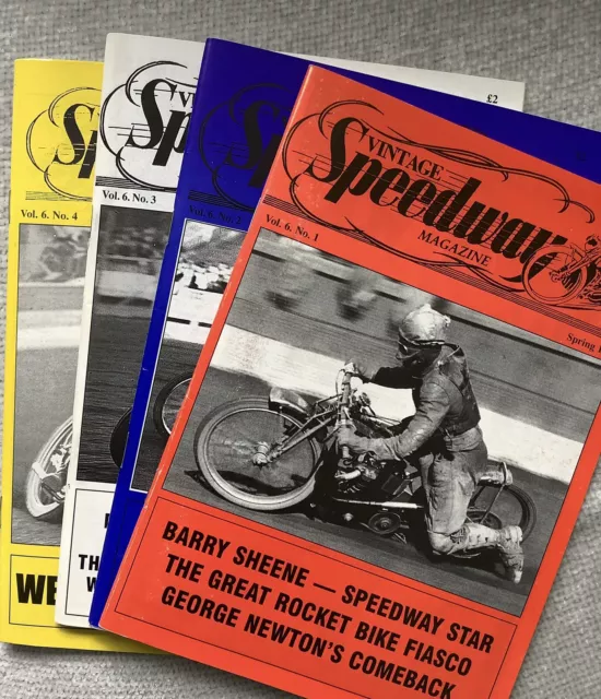 Vintage Speedway Magazine, Volume Six (1998/9) - Four Issues