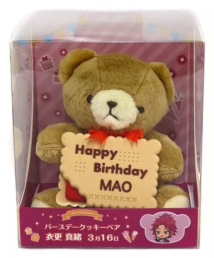 Stuffed toy [with box, in good condition] Mao Isara Birthday Cookie Bear "Ensemb