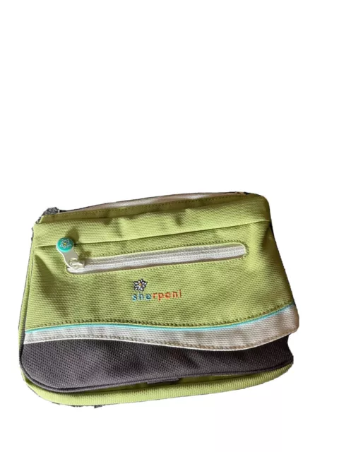 Sherpani Zoom Crossbody Compact Lime Green Tea Lightweight Travel Bag