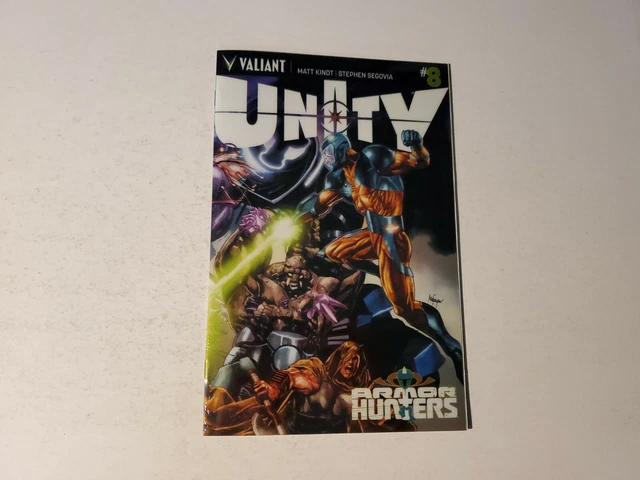 Unity #8 Wraparound Chromium cover ~Valiant High Grade NM Combine Ship