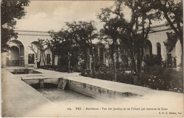 CPA AK FEZ Résidence Vue des Jardins MAROC (23992)
