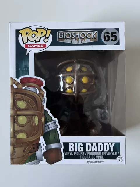 FUNKO POP VINYL Figure 65 Big Daddy Bioshock Vaulted Rare New