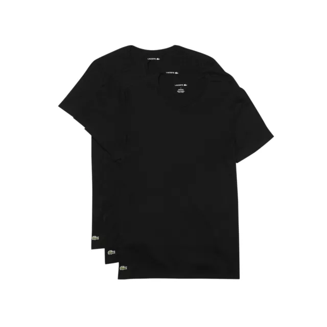 LACOSTE UNDERWEAR MENS Essentials 3 Pack Regular Fit Crew Neck T-Shirts  $42.50 - PicClick