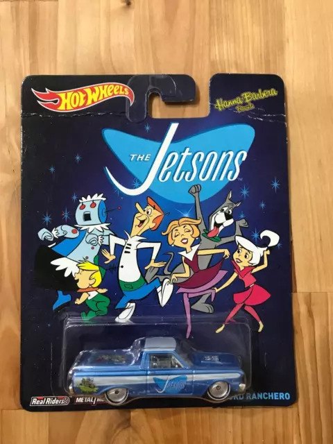 Hot Wheels Pop Culture BAD CARD 2013 Hanna Barbera Jetsons 1965 Ford Ranchero