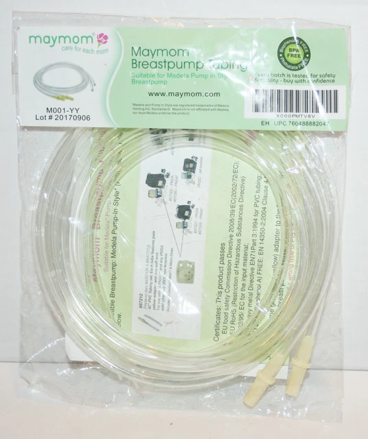 SEALED Maymom Replacement Tubing Compatible w/Medela Pump in Style Breastpump