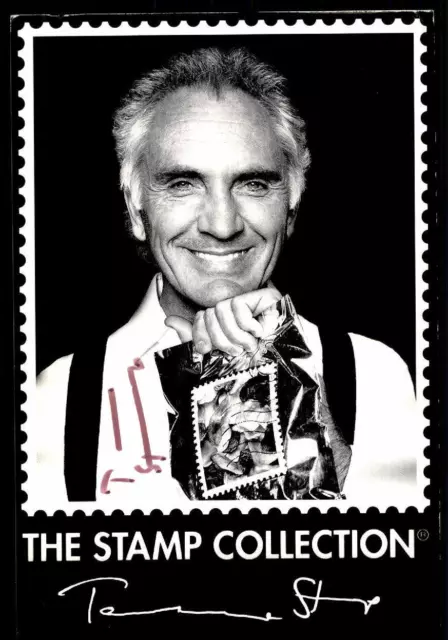 Terence Stamp Autogrammkarte Original Signiert ## BC G 12278