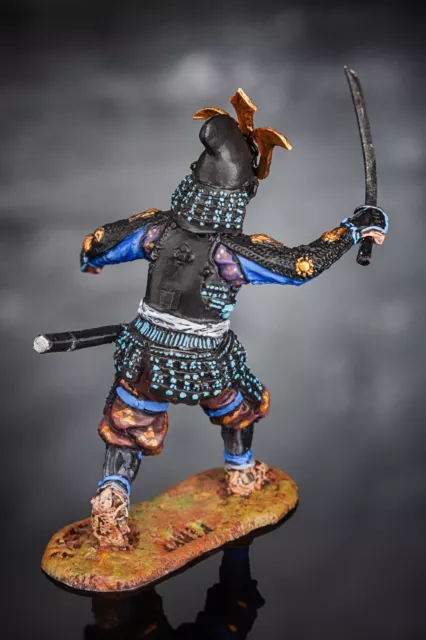 Toy Soldier Noble Samurai Collectible Miniature Painted 1/32 scale 70 mm 3