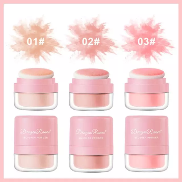 Farfalla Viso Polvere Blush Morbido Guancia Rosso Nudo Donna Complexion Trucco H9U4
