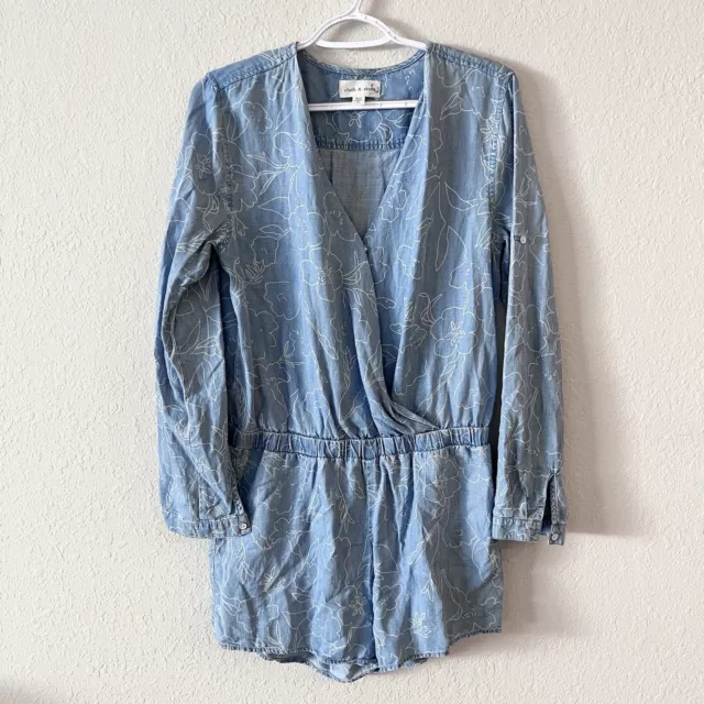 Cloth and clearance stone denim romper
