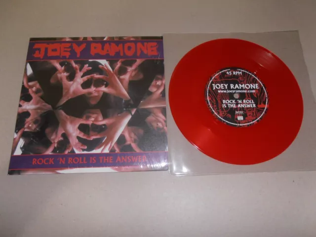 Joey Ramone - Rock N Roll Is The Answer 7"Ramones/Clash/Buzzcocks/Adverts/Damned