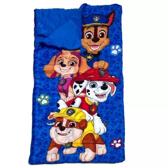 Sacco a Pelo Paw Patrol Team 140 x 70cm Coperta Campeggio Asilo Bambini