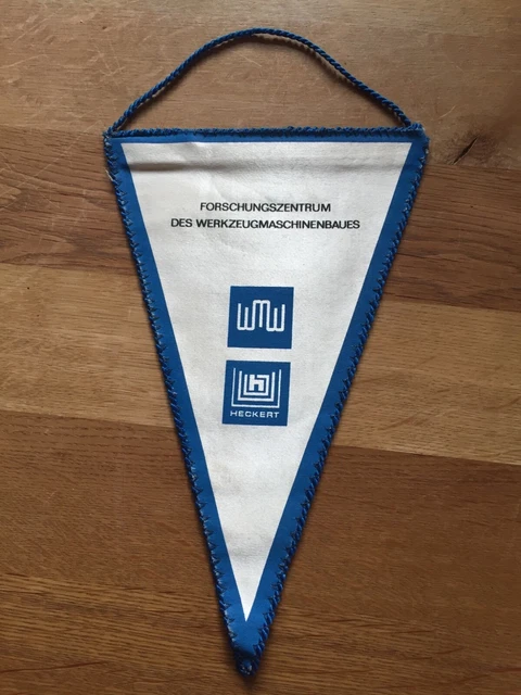 DDR Wimpel "Forschungszentrum des Werkzeugmaschinenbaus" Heckert Karl Marx Stadt