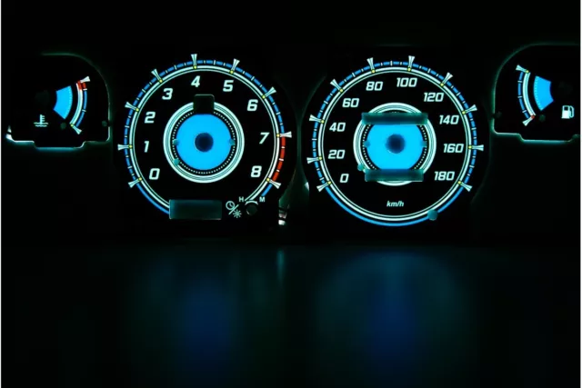 for Nissan 200SX i Silvia S14a 1996-1999 glow gauge plasma dials tachoscheibe