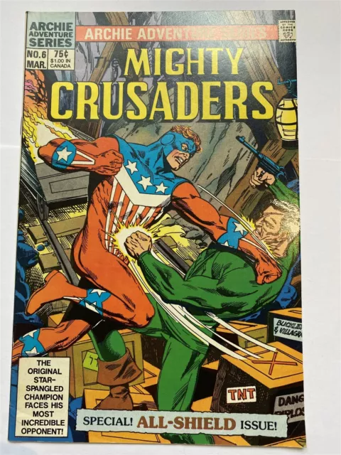 THE MIGHTY CRUSADERS #6 Archie Adventures Comics 1984 FN/VF