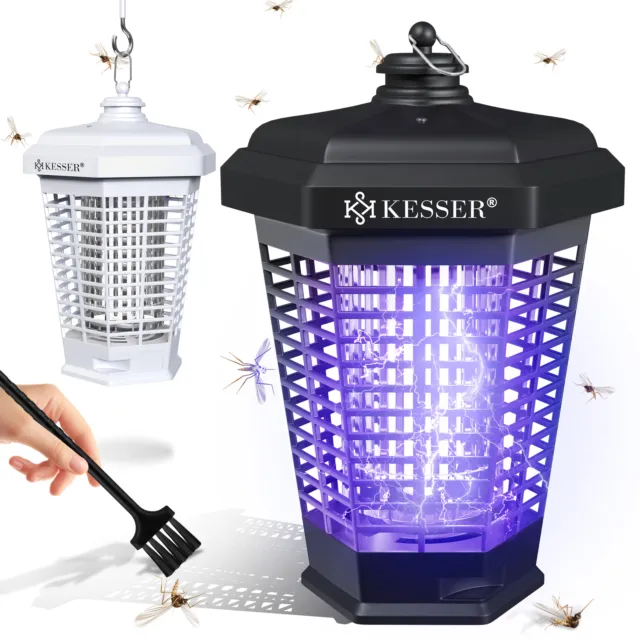 RETOURE Elektrischer Insektenvernichter Mückenlampe 18W Insektenfalle UV-Lampe 10