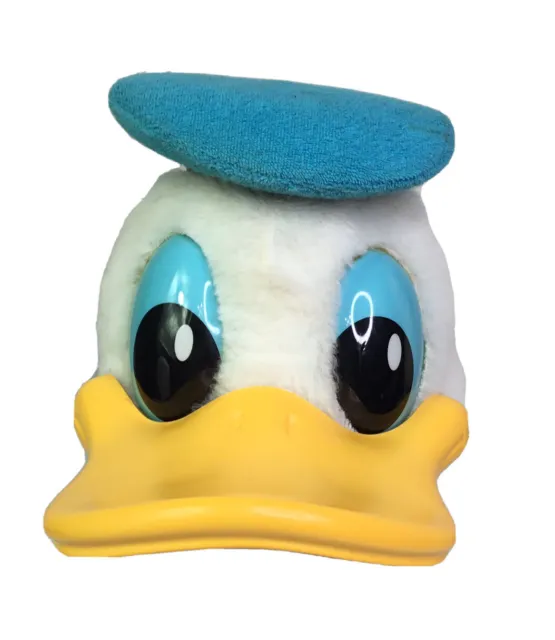Vintage 90s Donald Duck SnapBack Plush Hat 3D Walt Disney Cap USA
