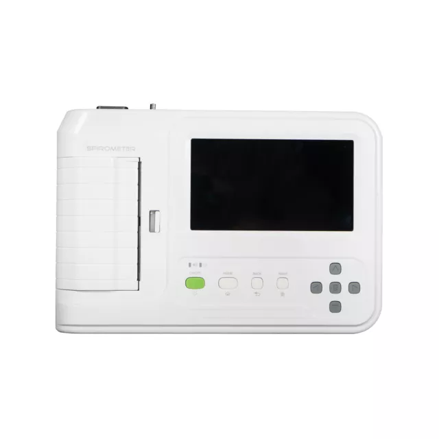 SP100 Portable Spirometer Color Touch screen Lung Function Printer Calibration