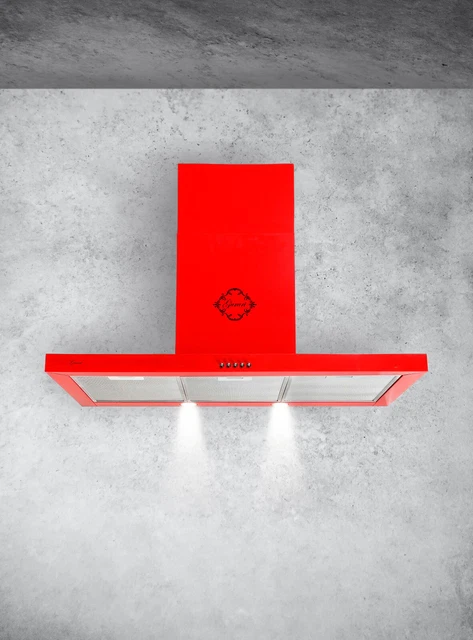 Cappa Aspirante Gurari GCH 217 - Incasso, 1000 M&sup3;/h, Vetro Bianco, Telecomando