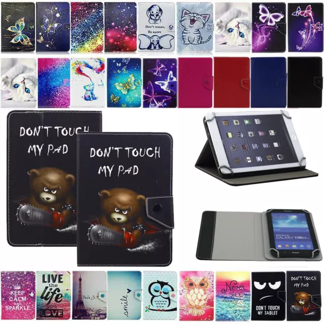 For Amazon Kindle Fire HD 7 8 10 Tablet 2021 Universal Leather Stand Case Cover