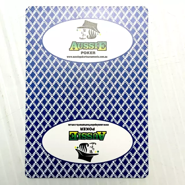 Aussie Poker  Tournament Playing Cards Plastic Coated Professional Grade Deck 3