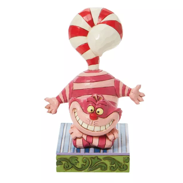 Disney Traditions Candy Cane Cheer (Cheshire Cat Cane Tail) Figurine 6008984