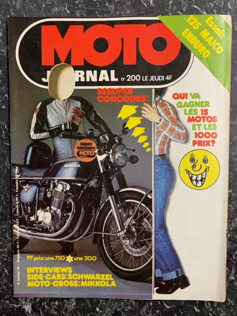 Magazine/ Revue Moto Journal N°200